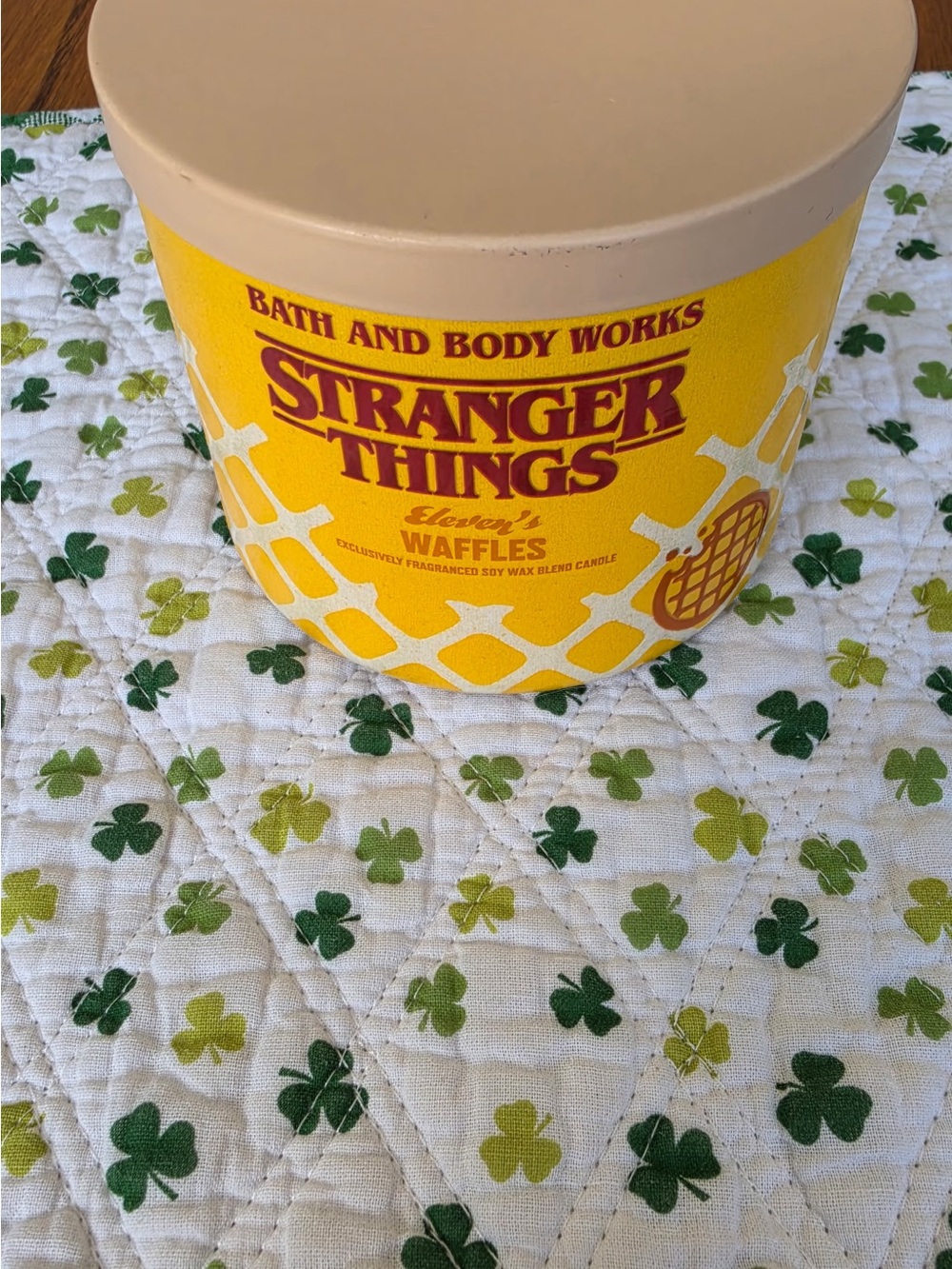 Bath & Body Works Stranger Things Eleven Waffles Scented Candle - Rare, LTD edit - Picture 2 of 5
